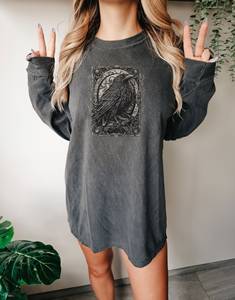 Personnalisé Femmes Hiver ODM Décontracté Respirant Solide Sweat Shirt Imprimé Logo Avant Surdimensionné 100% Coton Coréen Ras Du Cou - Product Image 6