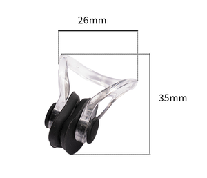Set di Clip Nasali e Tappi per Orecchie in Silicone Morbido Impermeabile per Allenamento in <span class=keywords><strong>Piscina</strong></span> - Product Image 3