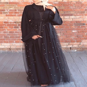 Abaya de haute qualité pour les filles en gros personnalisé ODM dernier 2023 - Product Image 3