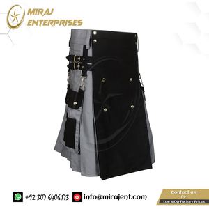 Nouveau dernier kilt traditionnel écossais des Highlands de bonne qualité avec tablier interchangeable avant unique kilt utilitaire kilt pour hommes - Product Image 3