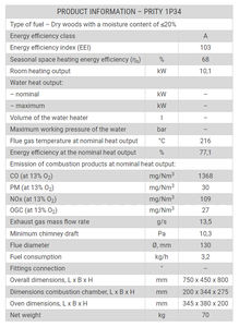 Estufa de cocina de leña independiente moderna de vendedor líder, precio exclusivo para el hogar y el hotel, exportador mundial - Product Image 2