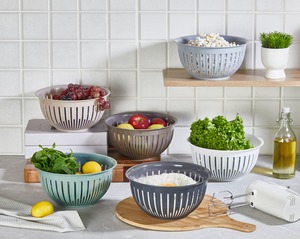Transparent PP <b>Plastic</b> Non-Toxic Dishwasher Safe Eco-Friendly Fruit Bowl 3.6L for Salad Vegetable Serving <b>Kitchen</b> and Retail Use - Product Image 5