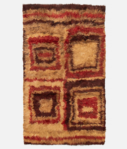 Handmade Luxury hand knotted multicolor Area Rug Modern Knots block Design for Living room hotel office commercial home - Product Image 1