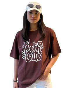 Nueva moda Casual al por mayor precio de fábrica personalizado impreso sólido Logo 100% algodón tejido transpirable cuello redondo Camiseta Mujer - Product Image 1