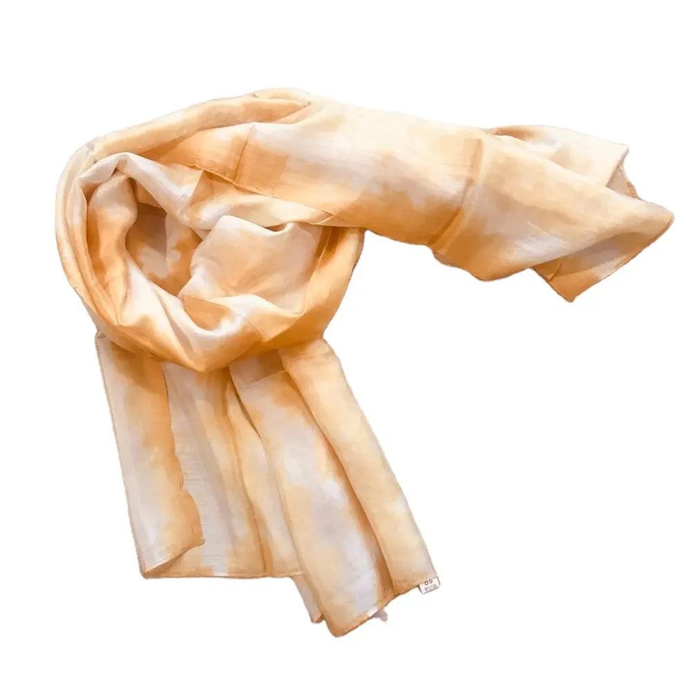 Pure silk scarf for luxury look