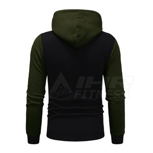 OEM Unisex XXL Size 100% Cotton Fleece Hoodie Winter Fitness Tracksuit Custom Logo Breathable Lightweight Long <b>Sleeves</b> for Men - Product Image 4