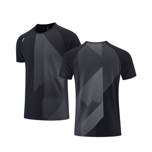 T-shirt col rond pour homme, haut de haute qualité, prix de gros - Product Image 4