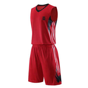 Uniforme de baloncesto de secado rápido de alta calidad para hombre, diseño único, transpirable, ropa deportiva de talla grande, conjuntos al por mayor - Product Image 2