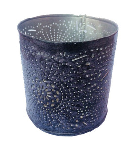 Atiqco – Porte-bougie votif unique en métal noir, fait main, durable, portable, de haute qualité, avec décoration lumineuse papillon - Product Image 6