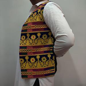 Chaleco de lana afgano para hombre, chaqueta étnica, bordado tradicional, ropa de novio, traje festivo Tribal, Formal, Cultural, informal, otoño - Product Image 2