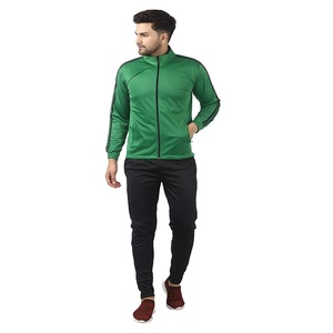 Conjunto de dos piezas de chándal moderno para hombre con chaqueta ligera y pantalones para correr diseñados para entrenamiento y ropa de calle - Product Image 5
