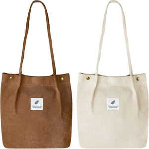 OGO-Bolso de pana de alta calidad, bolsa de mano de pana - Product Image 3