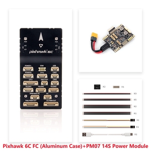 Holybro Pixhawk 6C lái tự động điều khiển chuyến bay (trường hợp nhôm) PM02/PM06/pm07 mô-đun điện m9n/M10 GPS mô-đun - Product Image 4