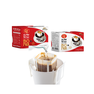 Hucafood เมล็ดกาแฟ liberica Moka เกรด AA เมล็ด100% คั่วขนาดกลางทั้งเมล็ดแพ็คของเวียดนาม - Product Image 4