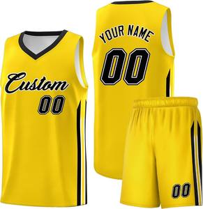 Tenues de basketball personnalisées OEM avec numéro de joueur en polyester, ensembles imprimés 2025, vêtements de sport respirants à séchage rapide - Product Image 4