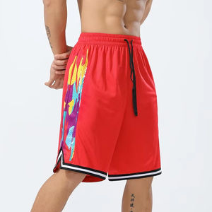 Short de basket-ball à sublimation de haute qualité Nouveau design avec motif imprimé respirant Short de basket-ball à bas prix en gros - Product Image 4