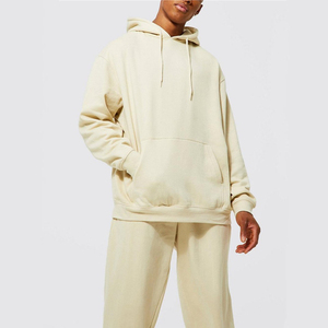 Logo personnalisable 100% coton hiver grande taille French Terry imprimé survêtements deux pièces survêtement pour hommes - Product Image 6