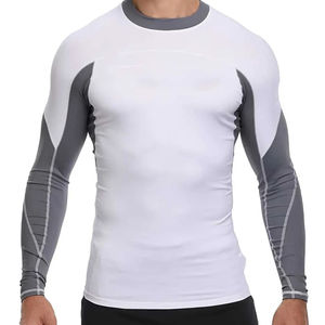 Nouveauté, protection anti-éruption mma de compression entièrement personnalisée, conception OEM, respirante, personnalisée, avec imprimé sublimé pour hommes - Product Image 1