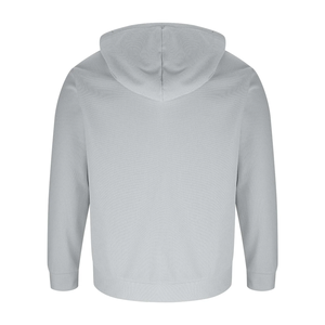 เสื้อสเวตเตอร์มีฮู้ดซิปครึ่งแขนของผู้ชายผ้านุ่มออกแบบได้ตามต้องการเสื้อฮู้ดสีทึบแบบยั่งยืนจากบังคลาเทศ - Product Image 2