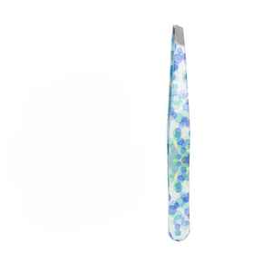 Pince à épiler à cils en acier inoxydable à pointe pointue inclinée professionnelle outil de soin de beauté Durable réutilisable de conception creuse - Product Image 6