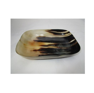 Cuencos decorativos de Color de cuerno dorado y negro para uso doméstico y vajilla de mesa, ensaladeras, suministros de utensilios de cocina - Product Image 1