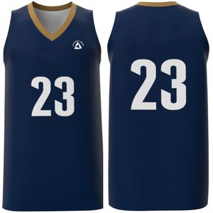 Camiseta de baloncesto de secado rápido personalizada al por mayor, ropa deportiva impresa de alta calidad con el logotipo del equipo bordado - Product Image 4