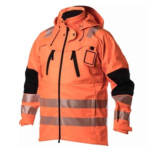 Chaqueta de trabajo de invierno de alta visibilidad personalizable, reflectante de seguridad de alta visibilidad en colores y tamaños personalizados con el logotipo de la empresa - Product Image 4