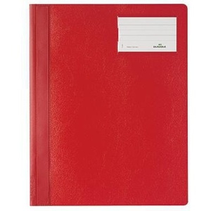 Durable DIN <b>A4</b> Extra-Wide Red Hard Foil File <b>Folder</b> - Product Image 1