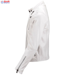 Vestes de moto de bonne qualité vêtements de course automobile de motocross en gros vestes de moto en cuir véritable polyester personnalisées - Product Image 2