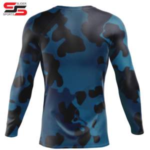 Rashguard de Compression personnalisé athlétique confortable pour hommes à manches longues MMA Rash Guard hauts fabriqués au Pakistan 2025 - Product Image 6