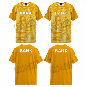 T-shirts pour hommes imprimés, style décontracté tendance, respirants, 100% coton, coupe ample, unis, pour la rue et le bureau. - Product Image 6