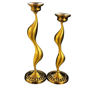 Vente chaude Antique Design Fer Bougeoir pour La Maison Hôtel Métal Bougeoir Chandelier Éclairage Décoration Variété Métal - Product Image 4