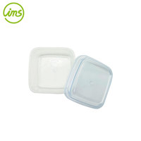 Gemaakt in Vietnam, 220ml plastic vierkante herbruikbare voedselcontainer met vershoudfunctie voor gebruik in de keuken