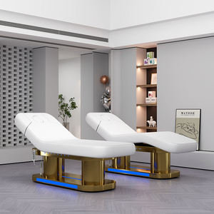 Custom Luxury Spa Room White Pink Facial Beauty Lash Extension Bed 4 Motors Electric <strong>Massage</strong> <strong>Tables</strong> &amp; Beds For Salon - Product Image 4