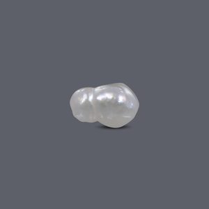 ไข่มุกน้ำจืดบาร็อคสีขาวธรรมชาติขนาด 7-8 มม. เม็ดเดี่ยว (7.63 กะรัต) - Product Image 2