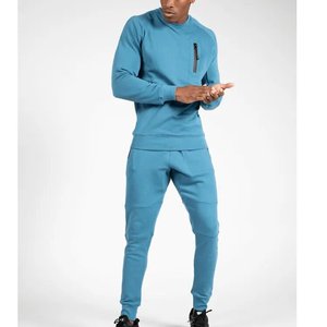 Conjunto de sudadera y Jogger de otoño para hombre, chándal para hombre con logotipo personalizado cosido, chándal para hombre - Product Image 5