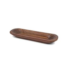 ชามแป้งไม้ธรรมชาติสำหรับตกแต่งโต๊ะในครัวแบบยังไม่เสร็จชามไม้ - Product Image 6