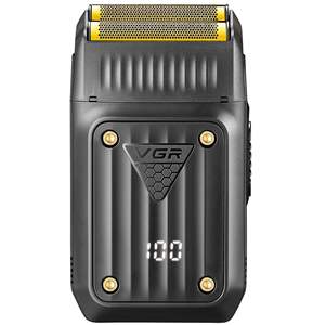 Afeitadora Eléctrica Inalámbrica Recargable de 80 Minutos para Hombres, Máquina de Afeitar para Barba, Cabeza Calva, Cuello y Piel - Product Image 1