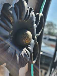 Miroir mosaïque argent, miroir mosaïque rond - Product Image 5