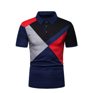 OEM y ODM para hombres para polo con diseño de costura de moda serigrafía de alta calidad personalizada al por mayor - Product Image 1