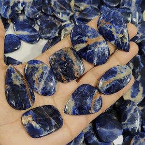 อัญมณีหลวมธรรมชาติ sodalite ทั้งหมดผสมรูปทรง cabochons กึ่งมีค่า sodalite อัญมณีสำหรับเครื่องประดับ - Product Image 2