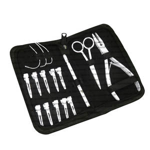 Comprar Kit de herramientas para extensiones de cabello y abalorios Alicates sostenibles Alicates para extensiones de cabello Clips de Punta Enhebrador de bucle Juego de herramientas para extensiones de cabello - Product Image 2