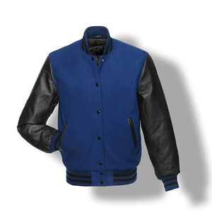 Veste de survêtement pour homme sur mesure, saison d'hiver, col montant côtelé, fermeture éclair, devant brodé, prix d'usine, nouveau design - Product Image 6