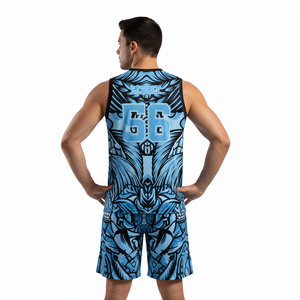 Customized New Unisex Printed 7v7 Compression Uniform Sleeveless <b>Hoodies</b> 7v7 Flag Football Uniform Sets 100% Polyester - Product Image 4