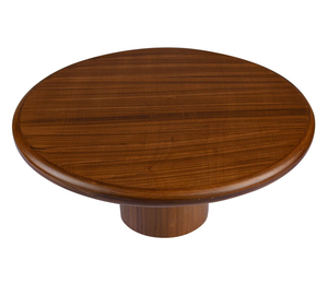 Recién llegado, plato de madera de acacia para servir pasteles, soporte para rosquillas, plato para nachos, mesa redonda de madera, soporte para pasteles a precio mayorista - Product Image 3