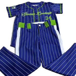 Sublimación personalizada Conjunto de camiseta de béisbol Impreso digital Transpirable Uniforme - Product Image 1