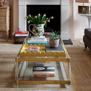 Plateau de service à bord festonné en laque de style coloré, magnifique plateau de présentation en MDF laqué en provenance du Vietnam - Product Image 6