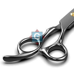 Ciseaux de coiffure noir mat pour barbier Outils de précision pour des coupes élégantes - Product Image 5