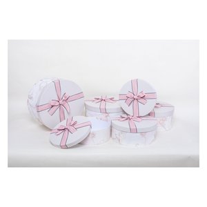 Box of 6 Assorted Pink AS1133 Paper & Media <b>Boxes</b> - Product Image 1