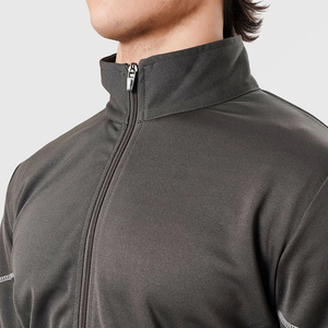Chaqueta Cortavientos Informal con Capucha, Diseño de Bloques de Color, con Cordón Ajustable, Resistente al Viento, Teñida en Prenda, Estilo Urbano, OEM - Product Image 5